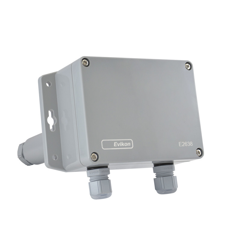 Gas Detector with options relay, sound, visual, LCD and self test button E2638 Series 