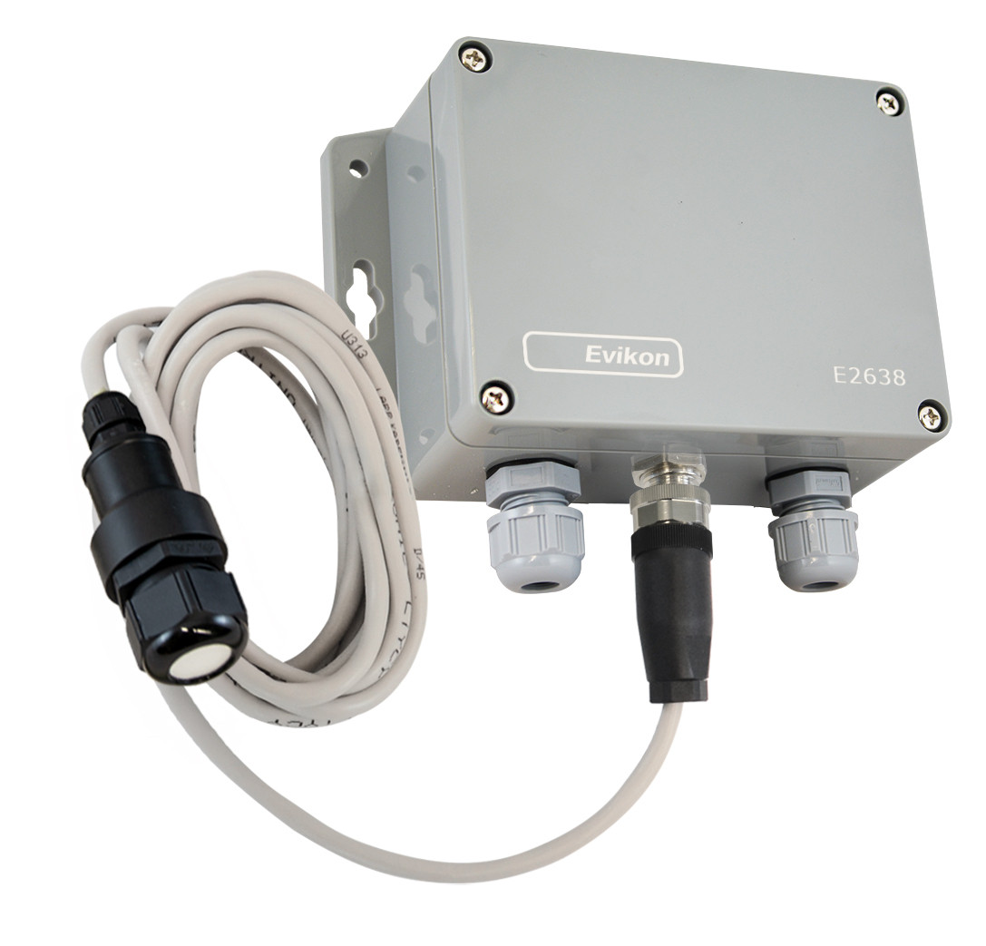 Gas Detector with options relay, sound, visual, LCD and self test button E2638 Series 