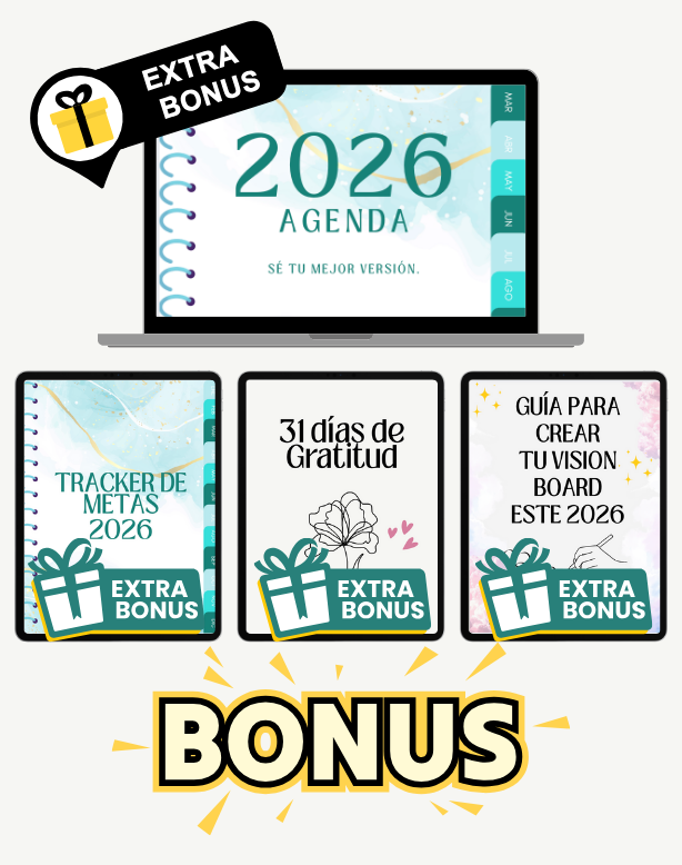 Agenda Digital 2026 Azul + BONUS