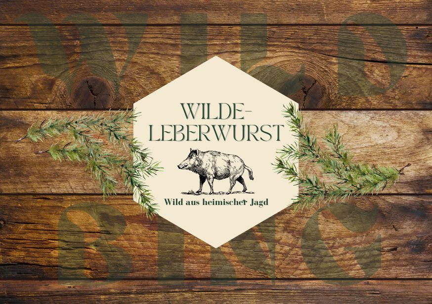 Wildschwein Leberwurst (Dose)