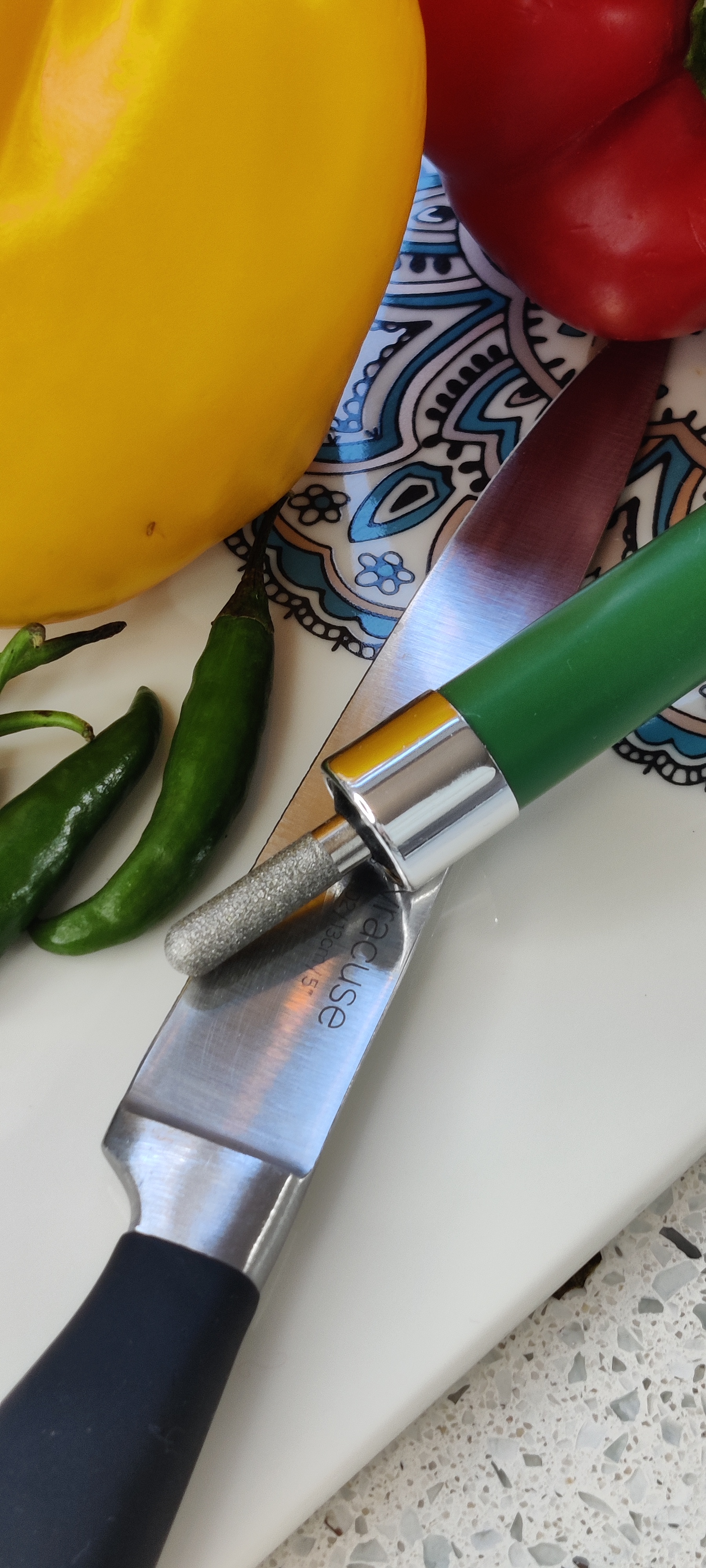 Stainless Steel diamond Grit sharpener