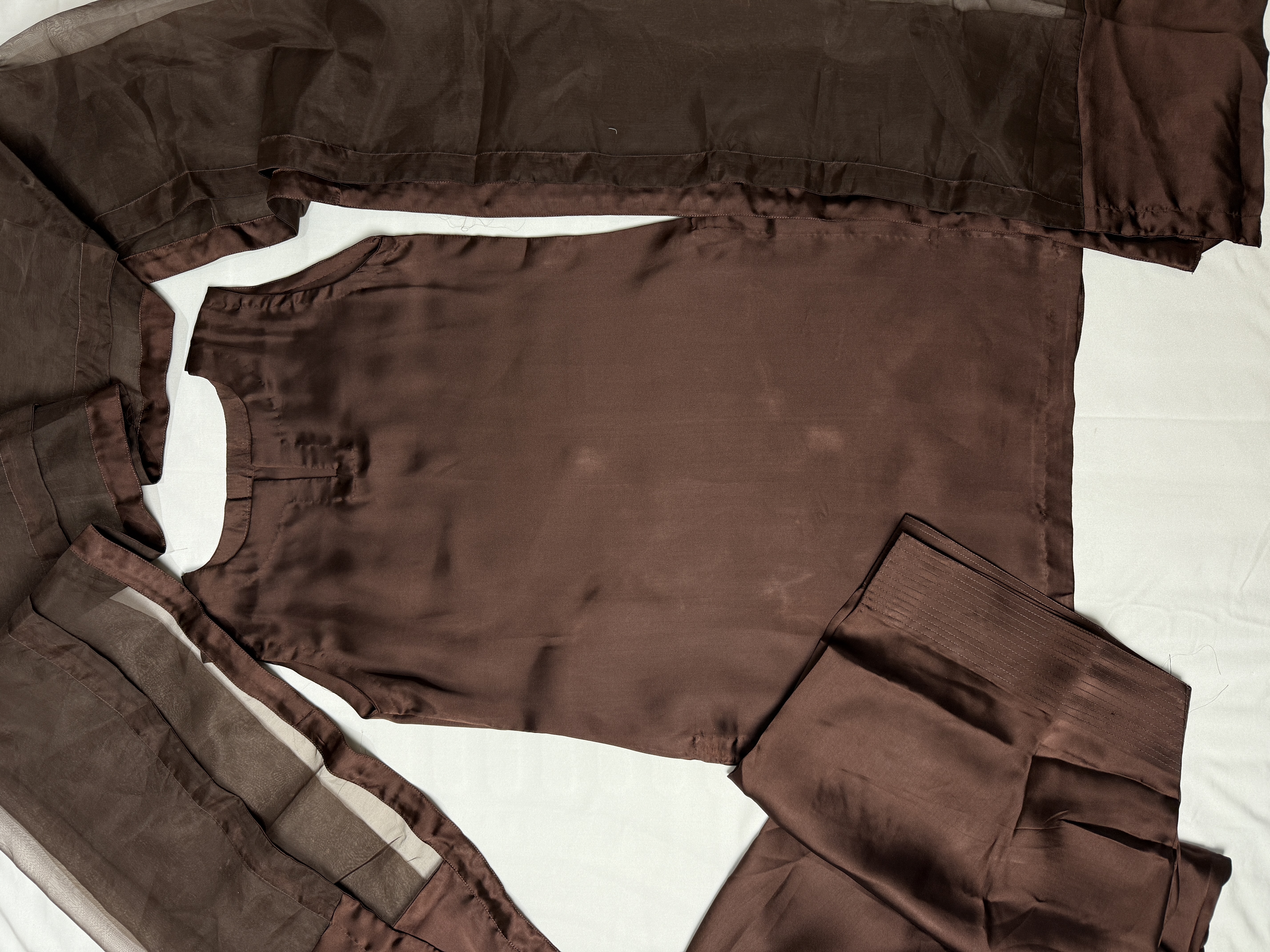 Farshi Shalwar - Brown