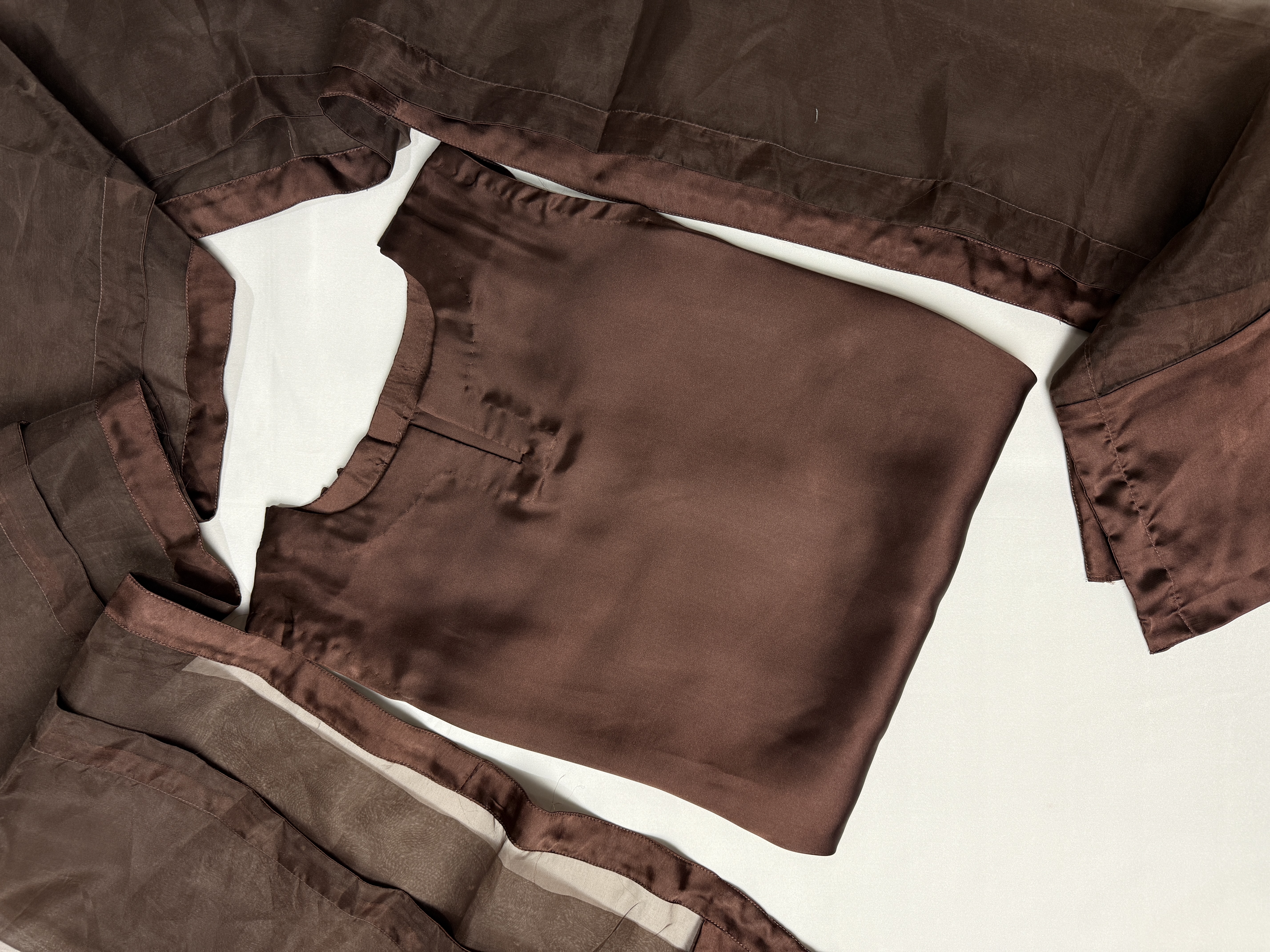 Farshi Shalwar - Brown