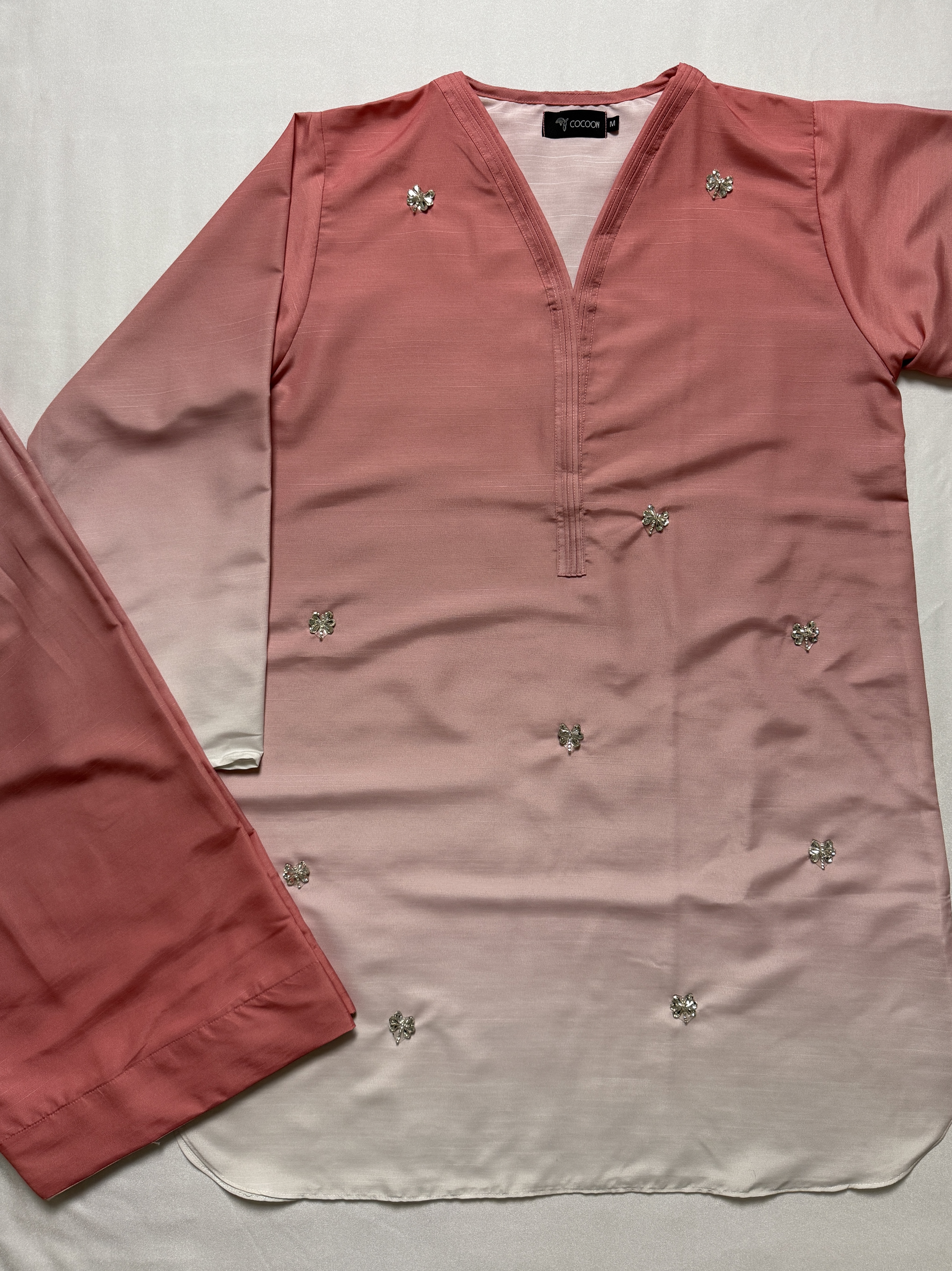 Farshi Shalwar - Pink