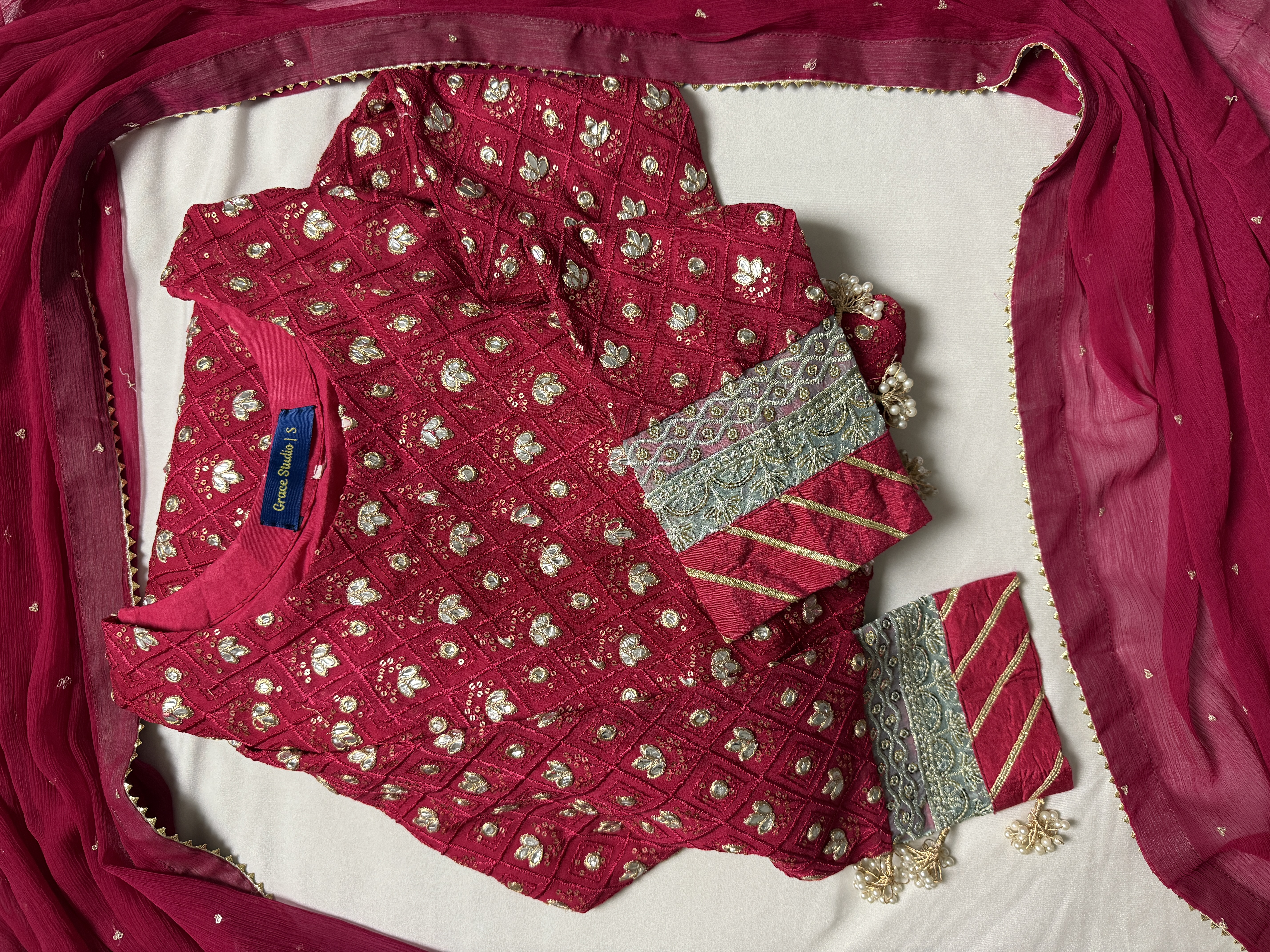 Mukhesh Work - Long Frock