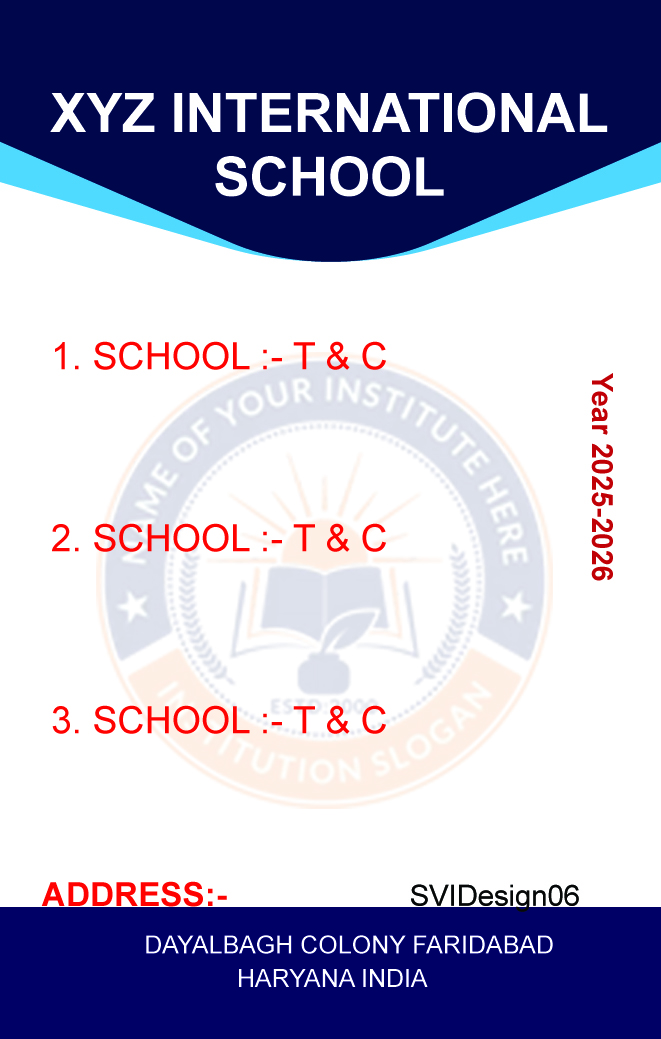 XYZ International School Agenda
