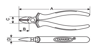 TAPARIA Side Cutting PliersGenerally Conforming to IS 4378-1990