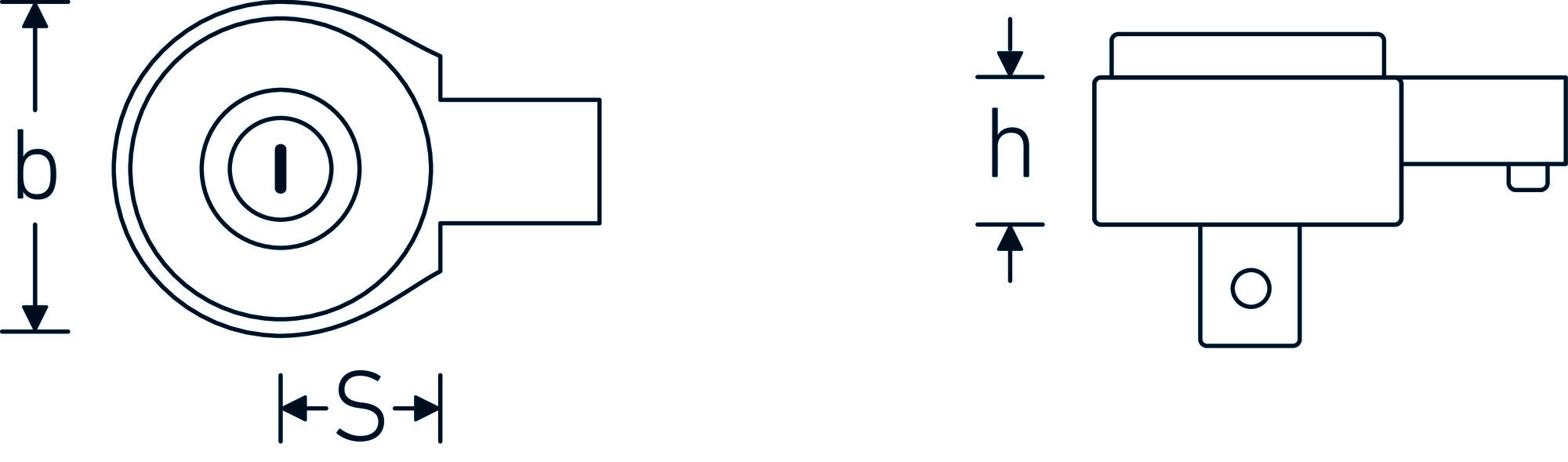 Stahlwille Fine-tooth ratchet insert adaptor 58250040