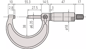Mitutoyo outside  Micrometer series 103