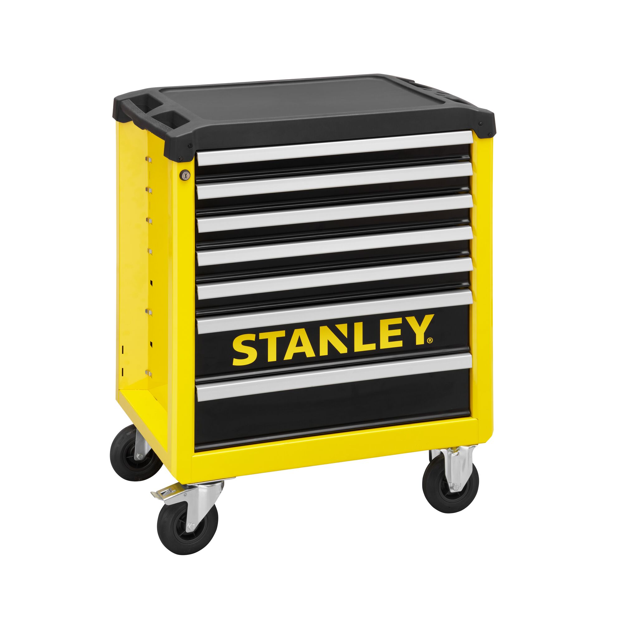 STANLEY STST74306-1 Polypropylene Ball Bearing Rolling Cabinet  (Yellow)