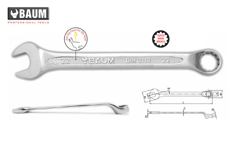 BAUM Art-33E Combination Spanner