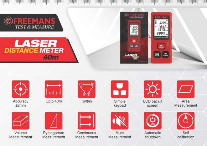 40m ECO Laser Distance Meter