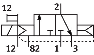 Solenoid valve CPE24-M1H-3GLS-3/8