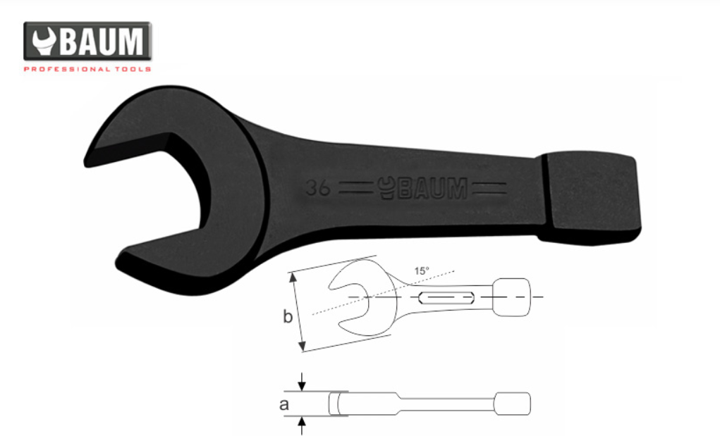 BAUM (ART-66A) SLOGGING  OPEN END SPANNNER 