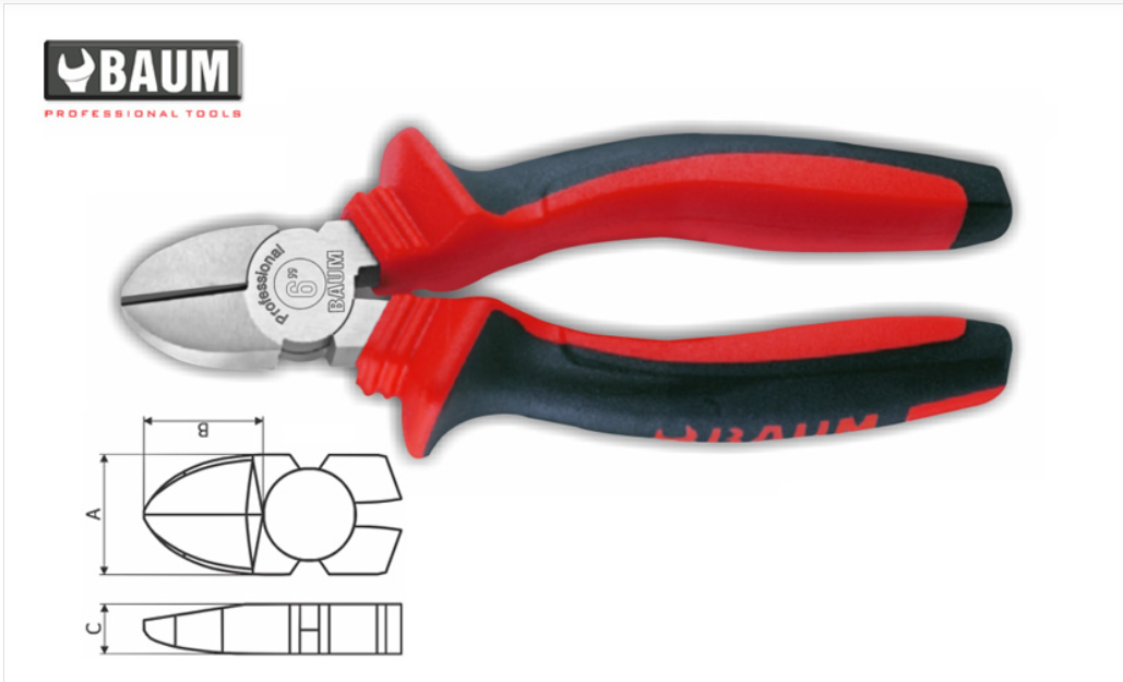 Baum (ART-102DC) SIDE CUTTING PLIERS