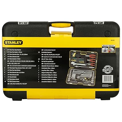  STANLEY 132PC METRIC & A/F TOOL KIT