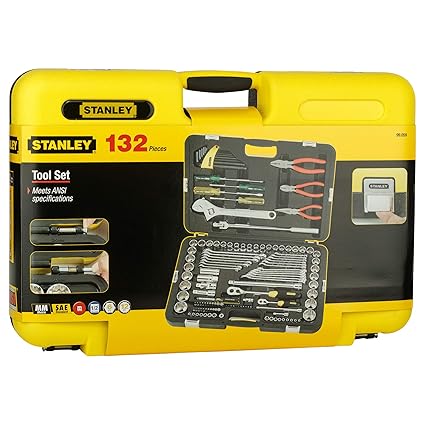  STANLEY 132PC METRIC & A/F TOOL KIT