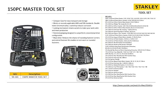 Comprehensive Tool Set