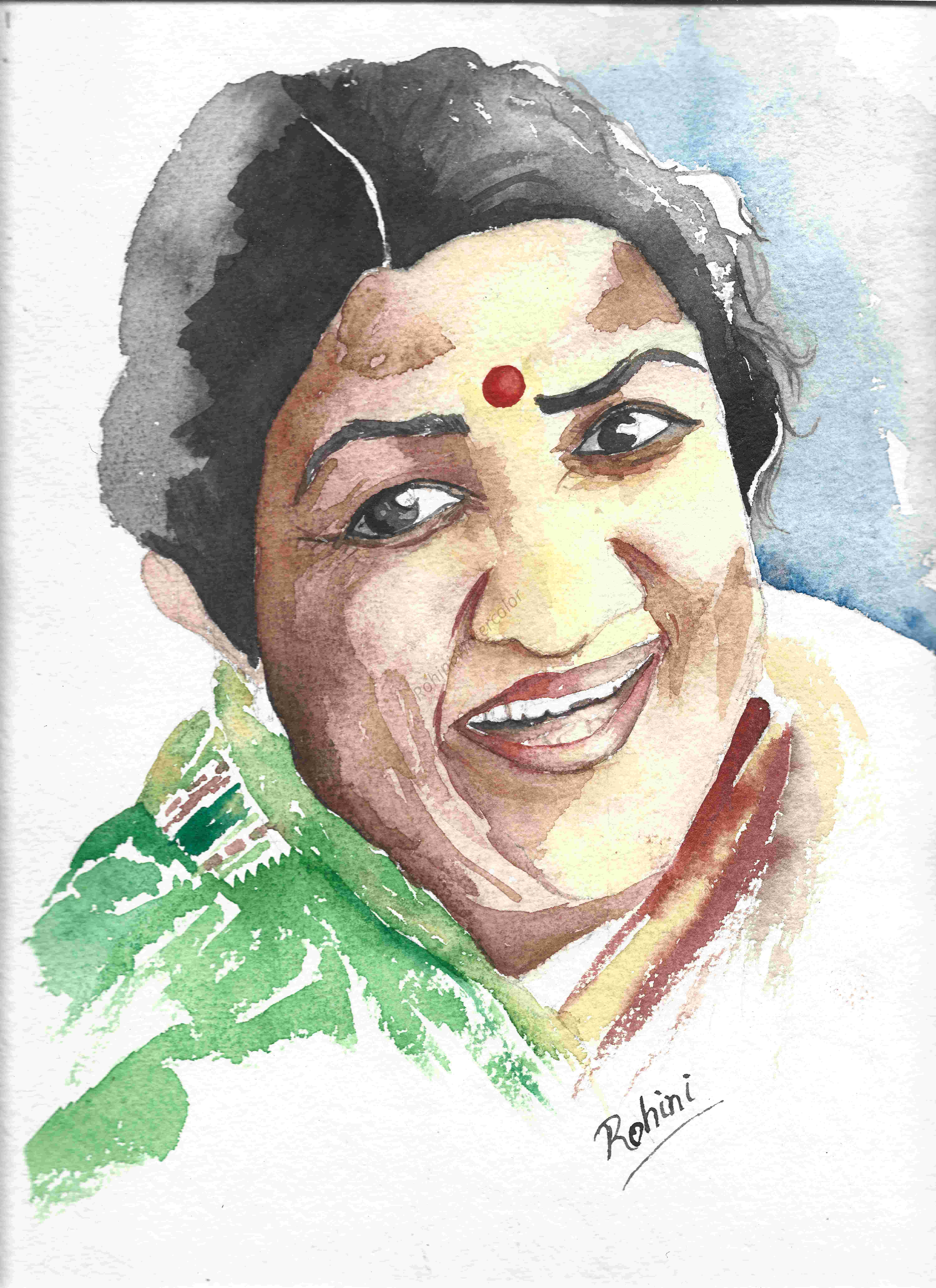 Hand-Painted Portrait