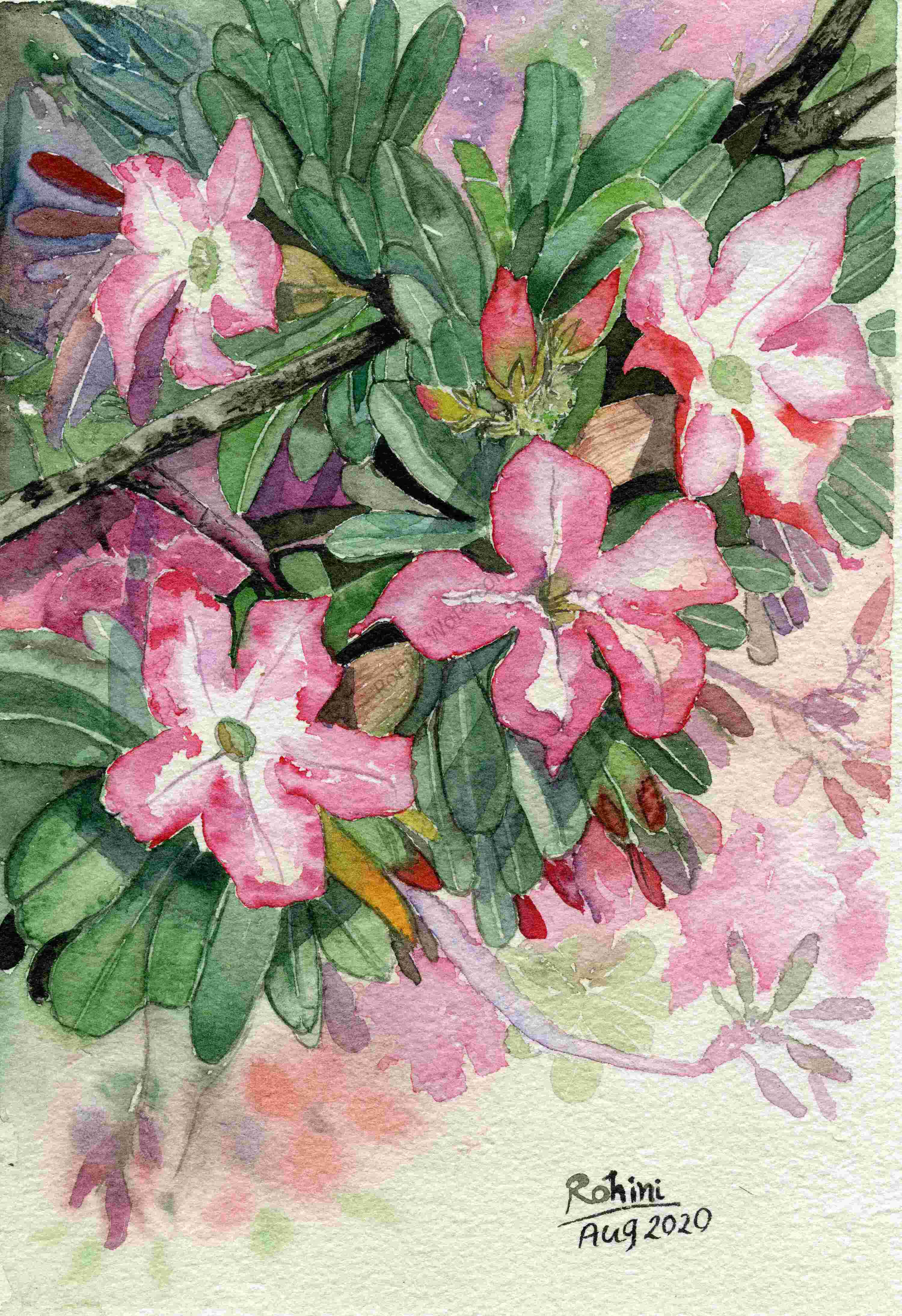 Floral Watercolor Painting