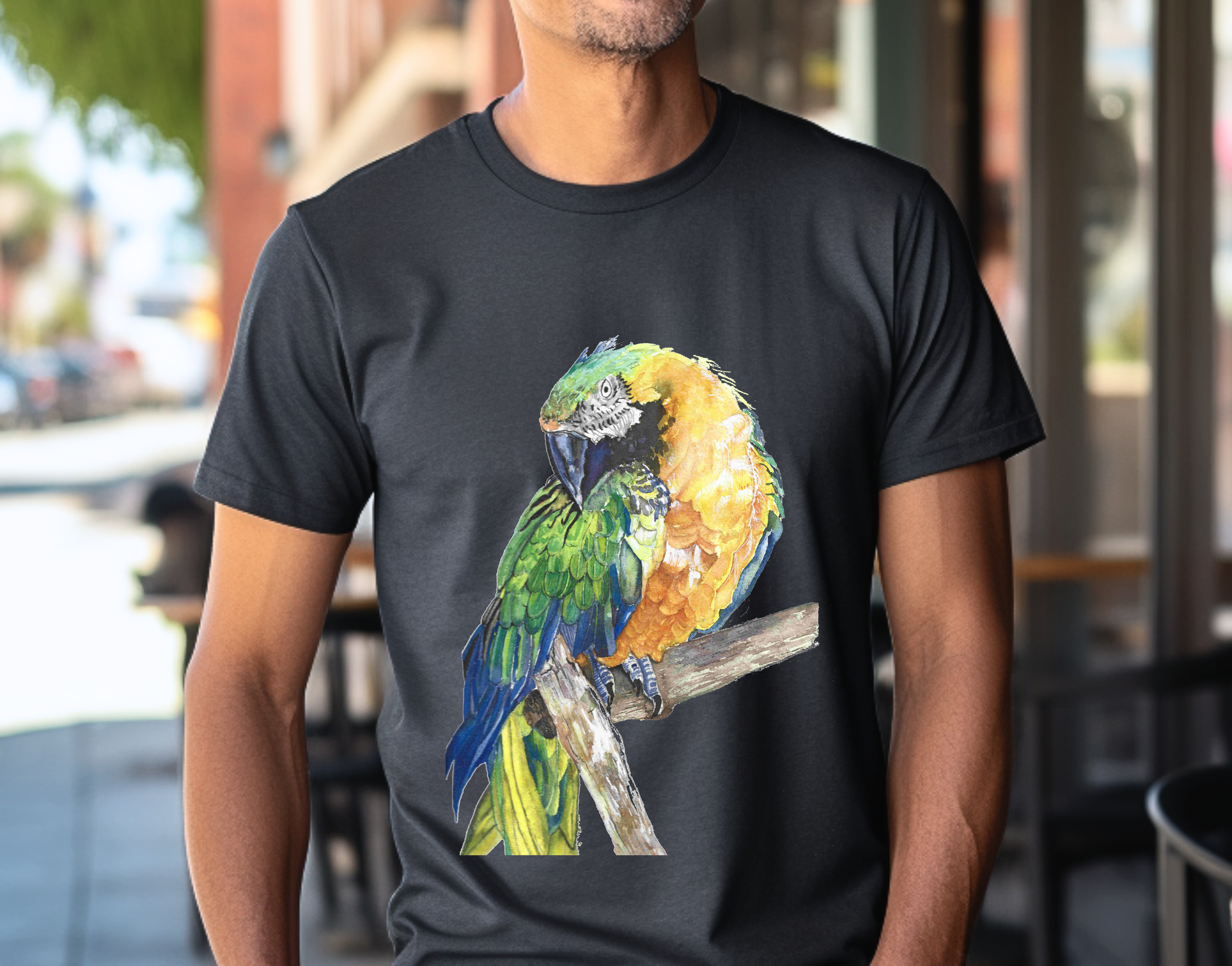 Majestic Macaw Unisex Heavy Cotton Tee