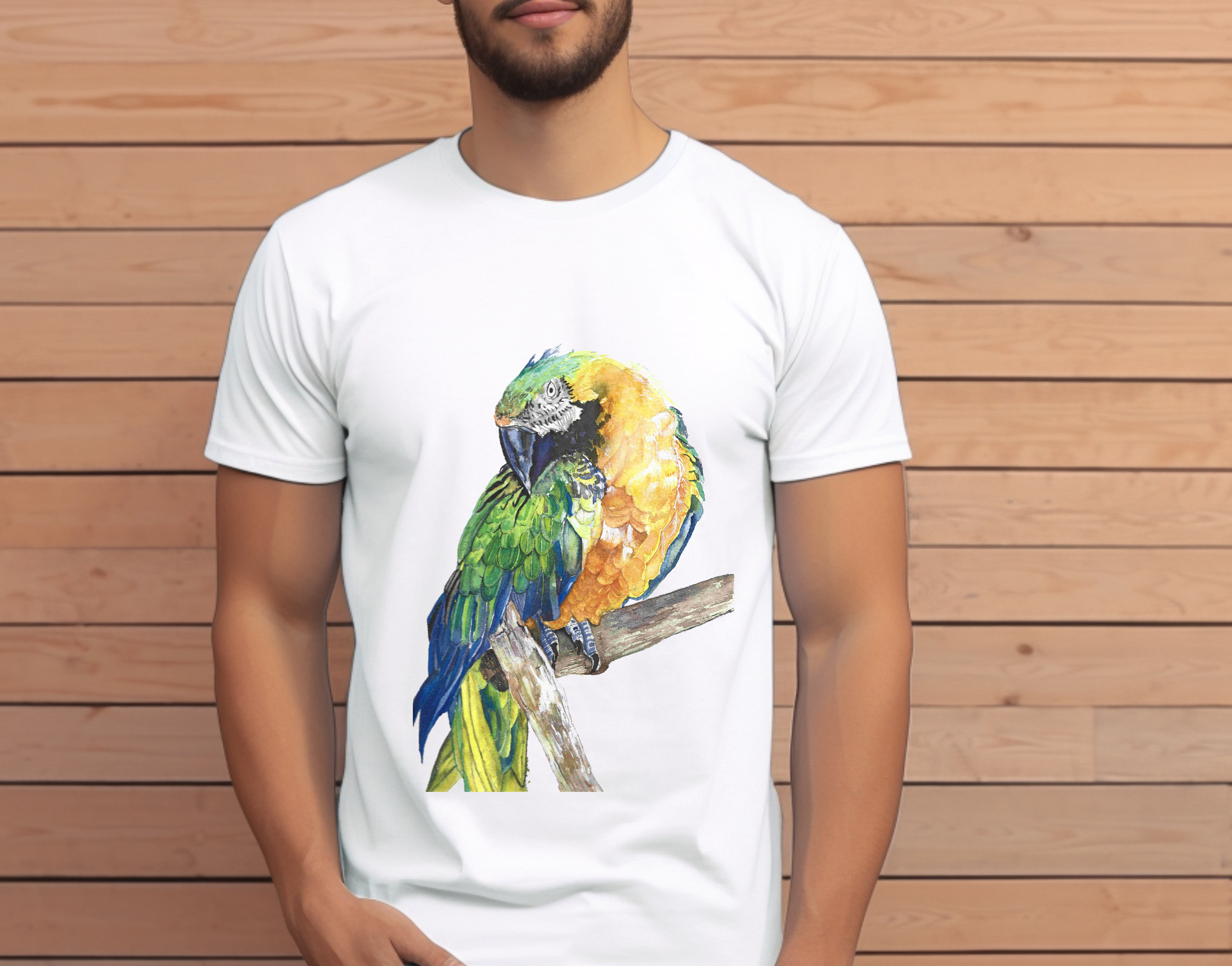Majestic Macaw Unisex Heavy Cotton Tee