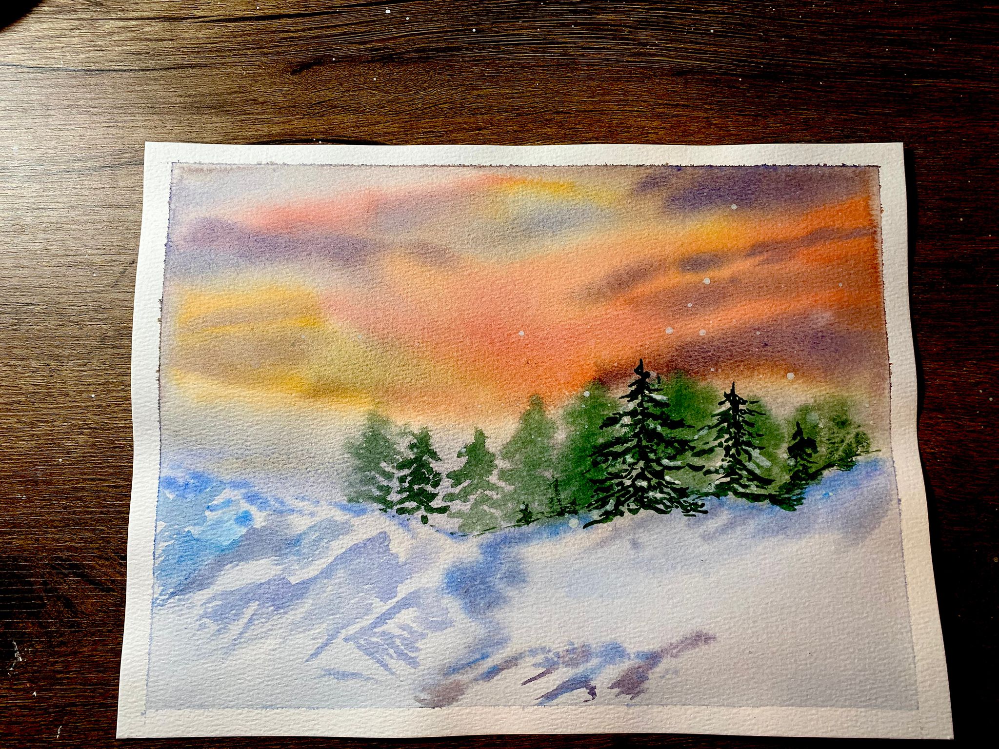Splash of Water with color: Group Watercolor Workshop