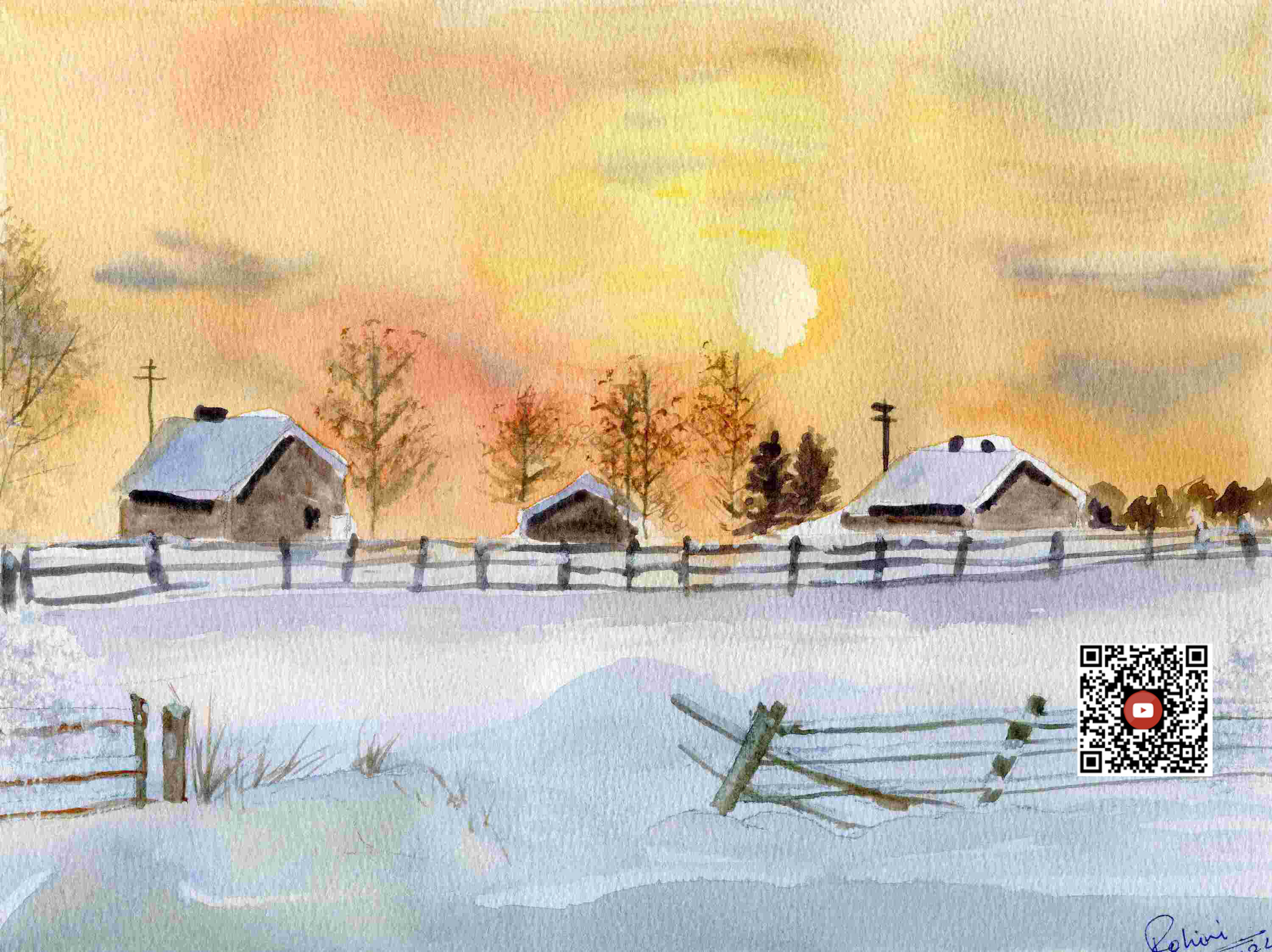 Splash of Water with color: Group Watercolor Workshop