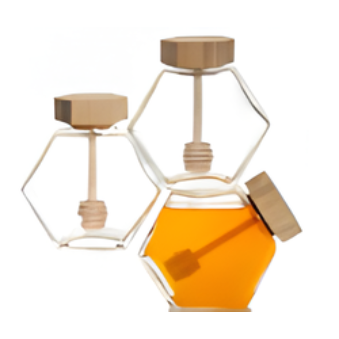 Glass Jar with Dipper