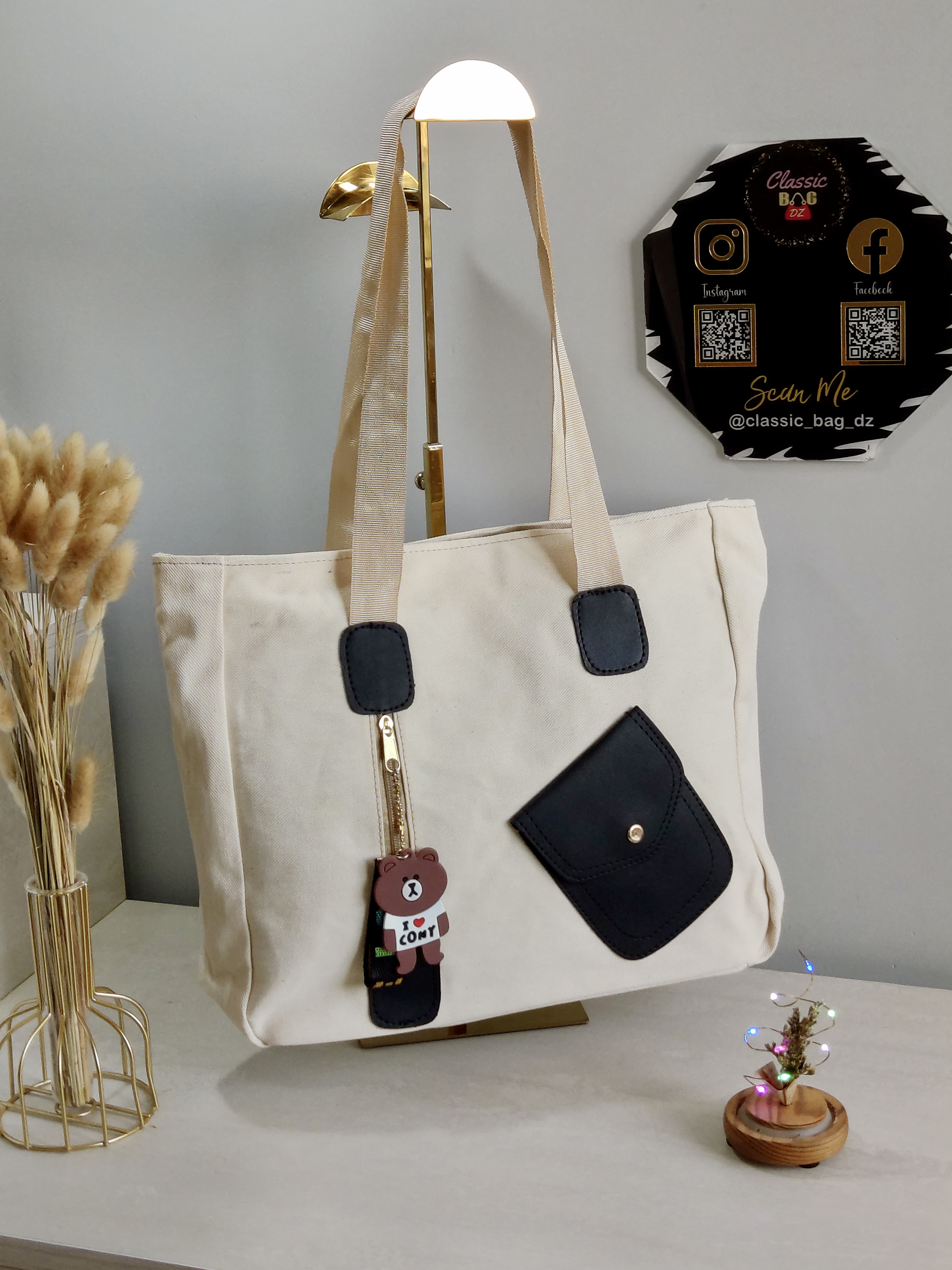 Tote Bag Tissu Canvas