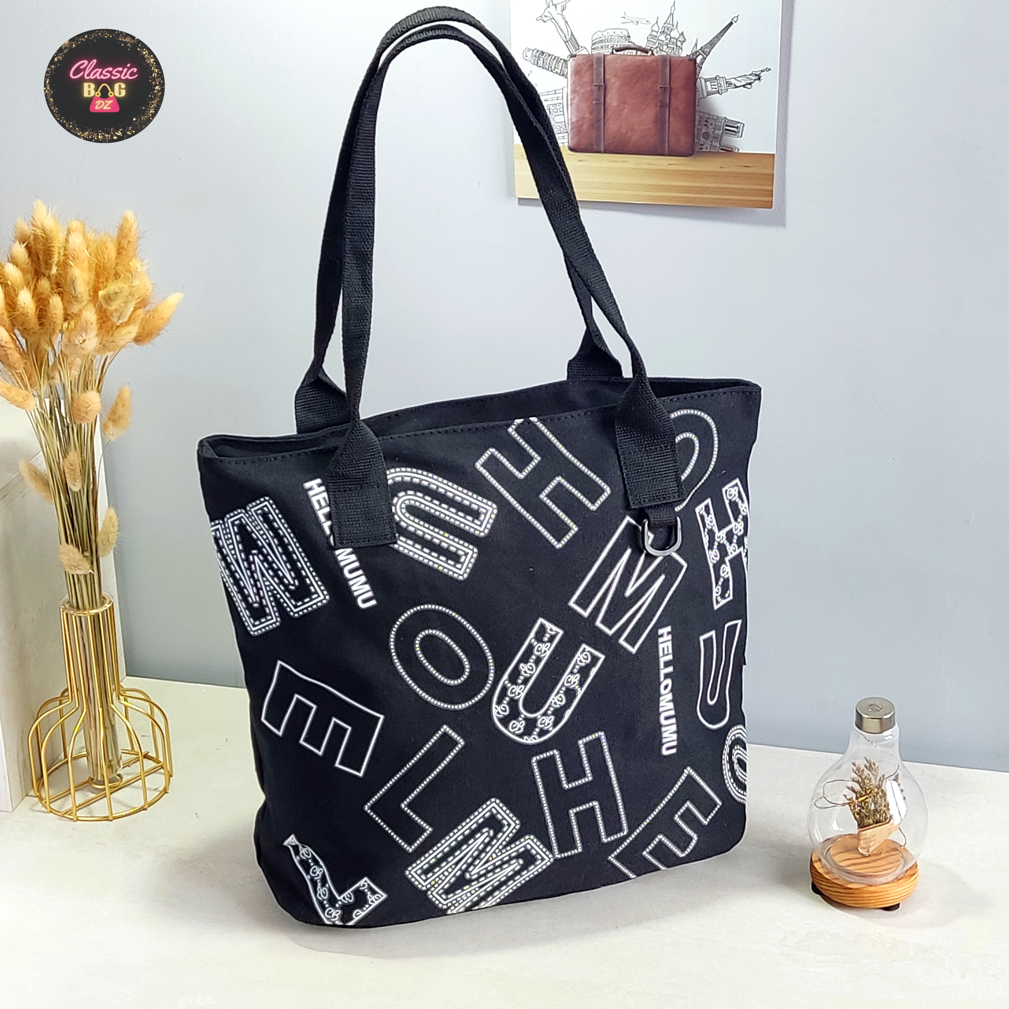 Tote Bag Tissu Canvas - Hellomumu