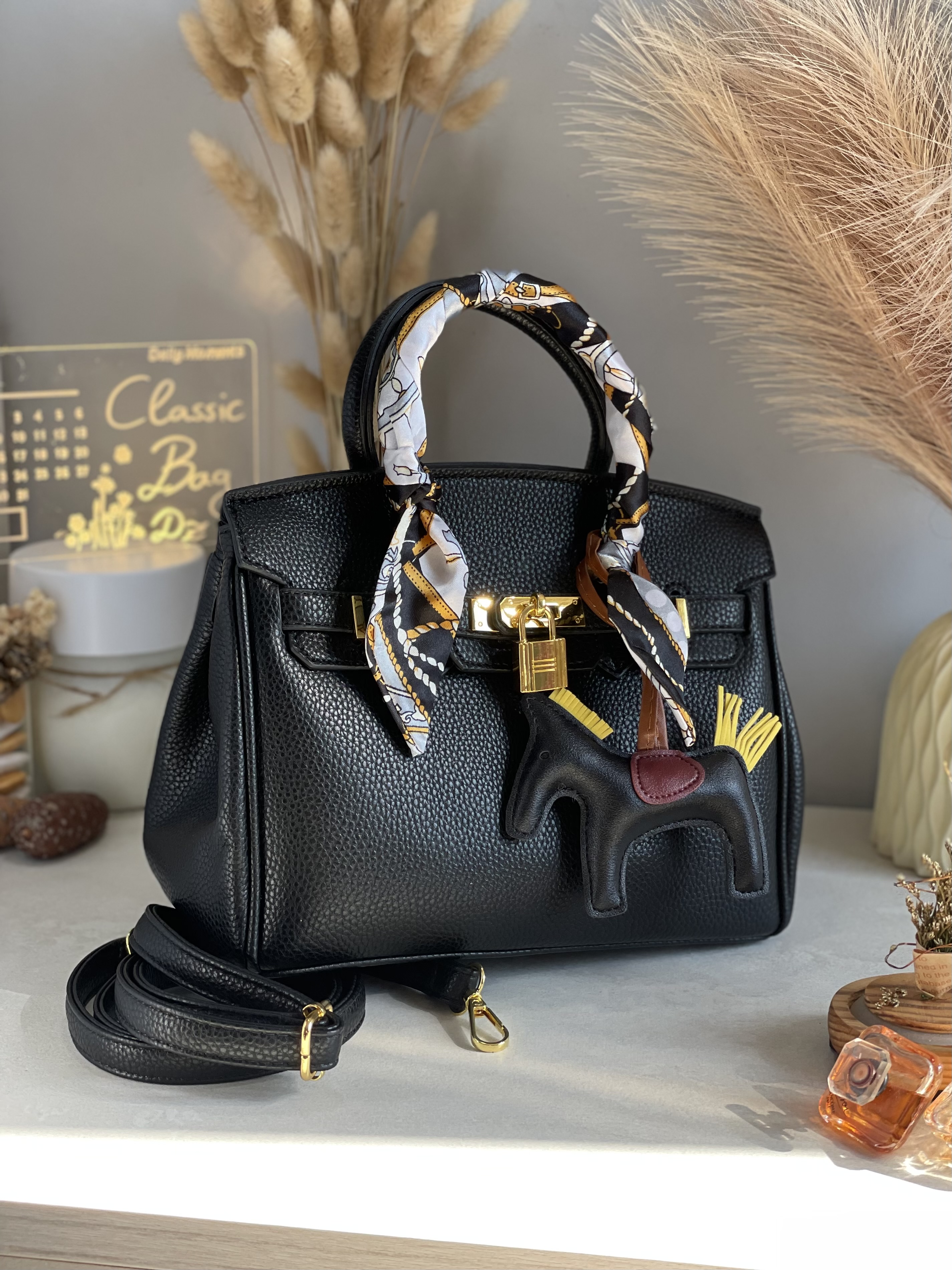 Hermes Birkin 25 cm avec accessoires 