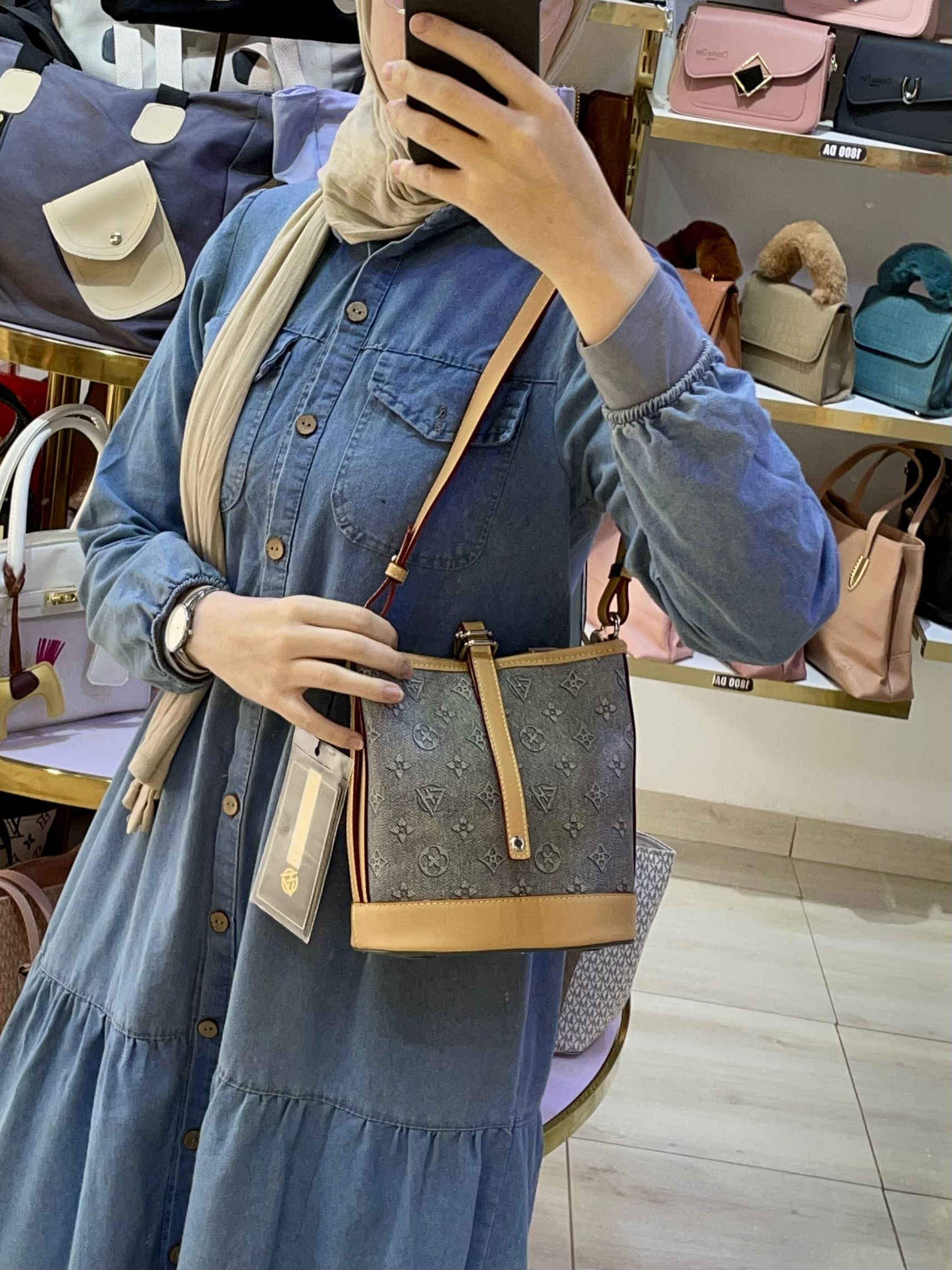 Sac Seau LV en Jean