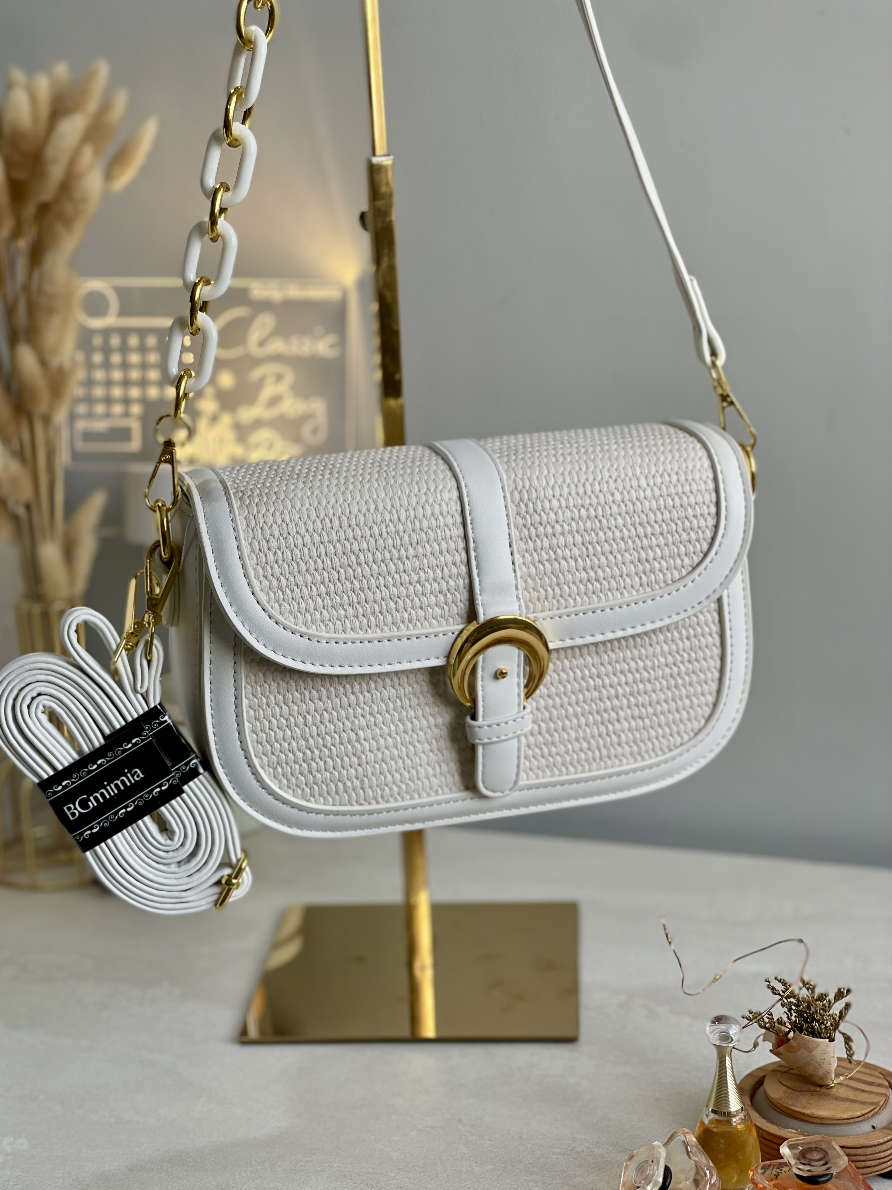 Sac en Paille à 2 bandoulières