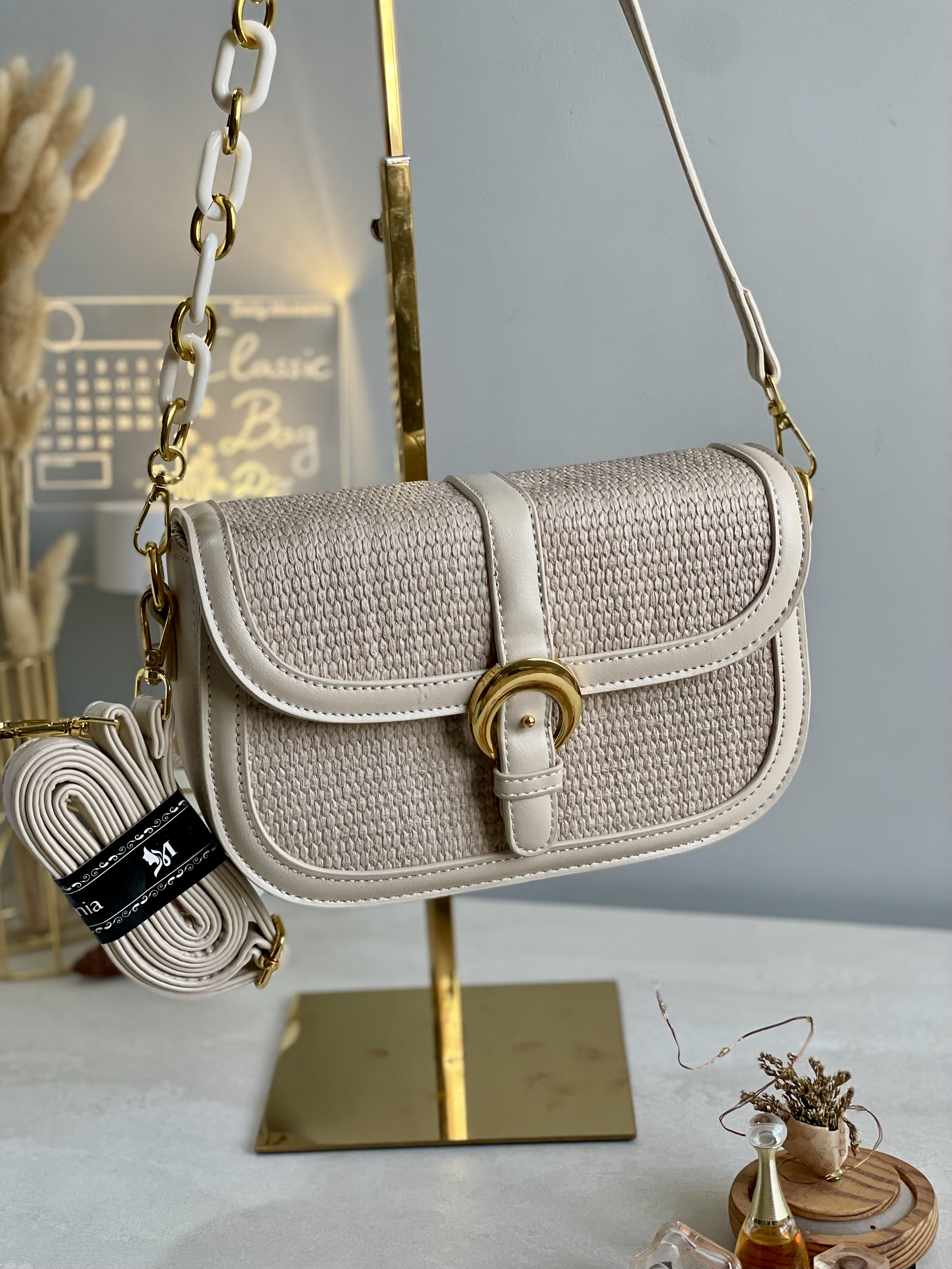 Sac en Paille à 2 bandoulières