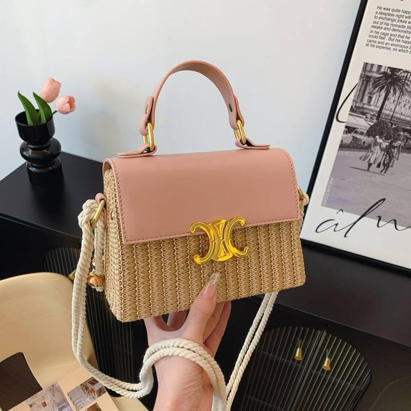 Sac en paille Céline