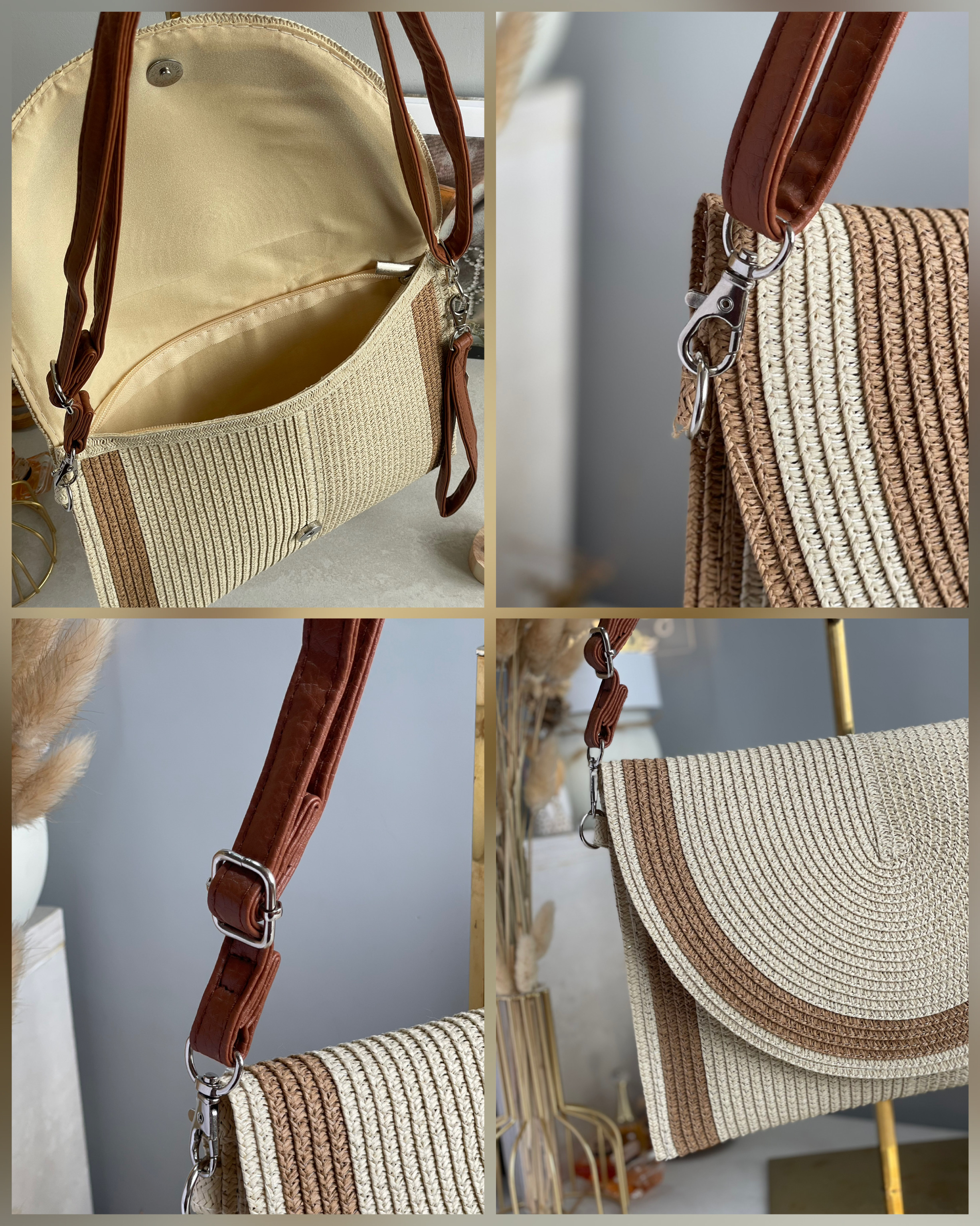 Sac en paille Enveloppe 