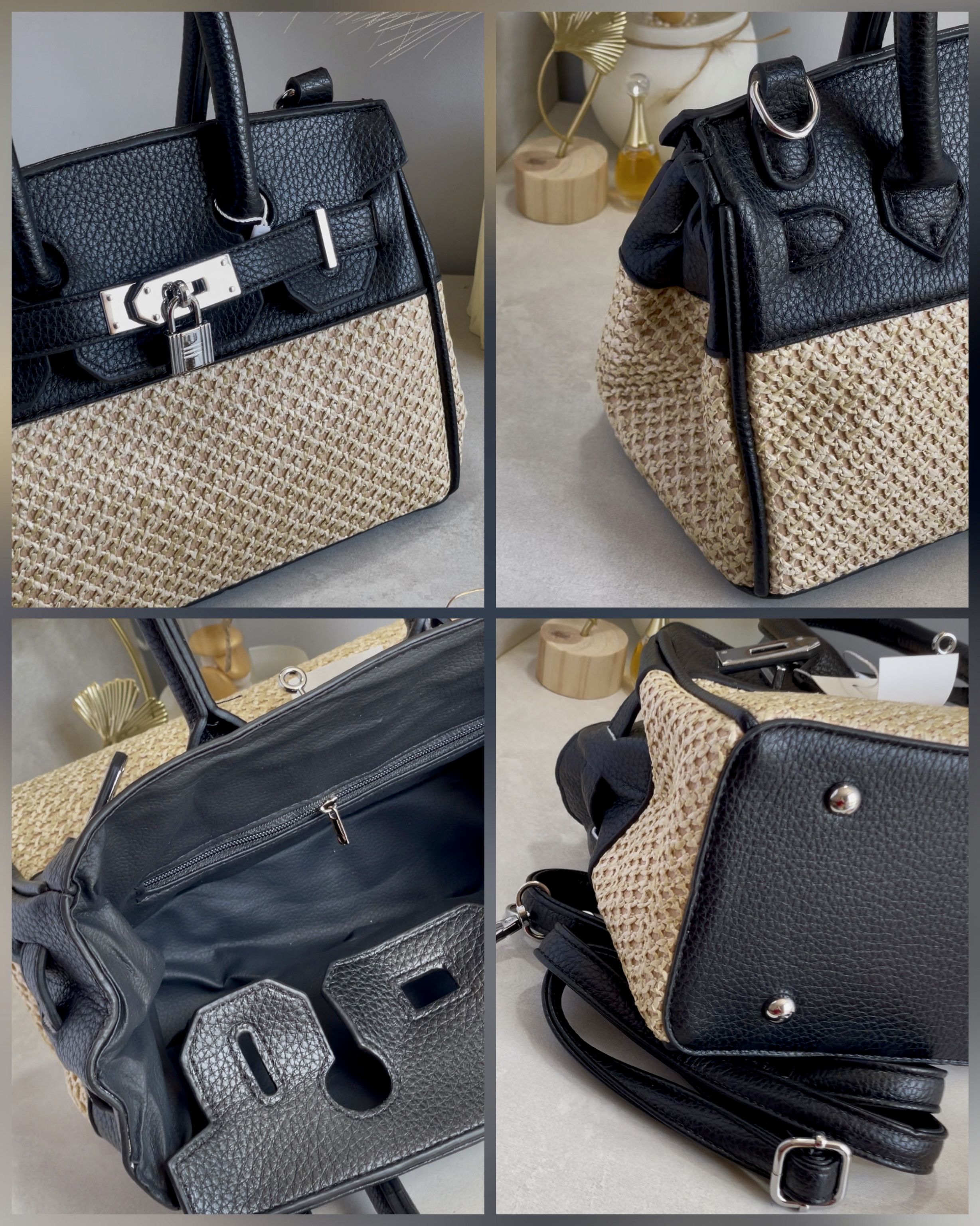 Hermes Birkin 25cm en paille