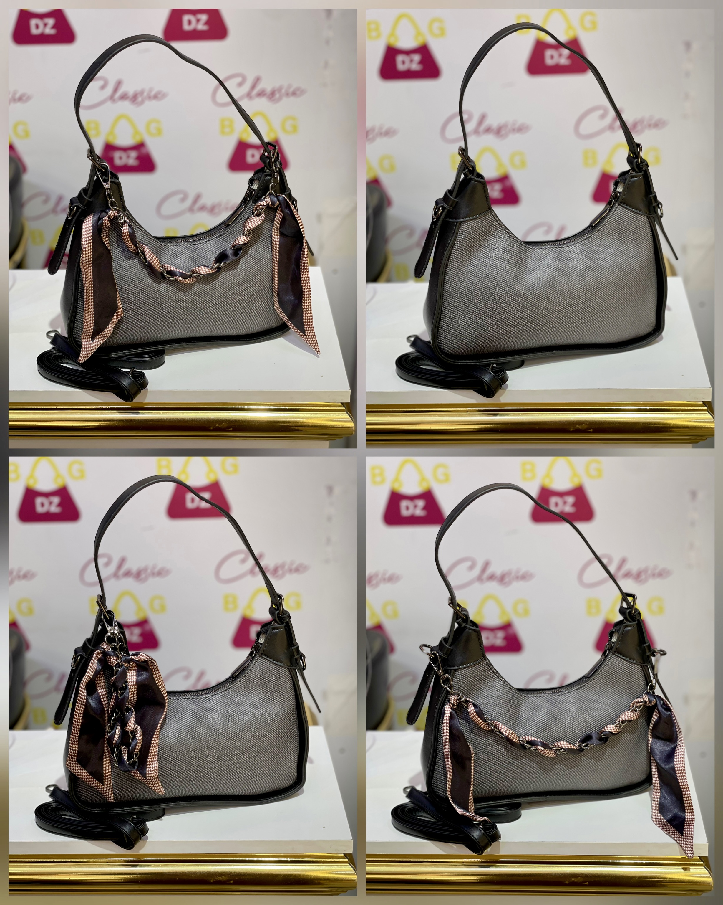 Sac à main avec Foulard 