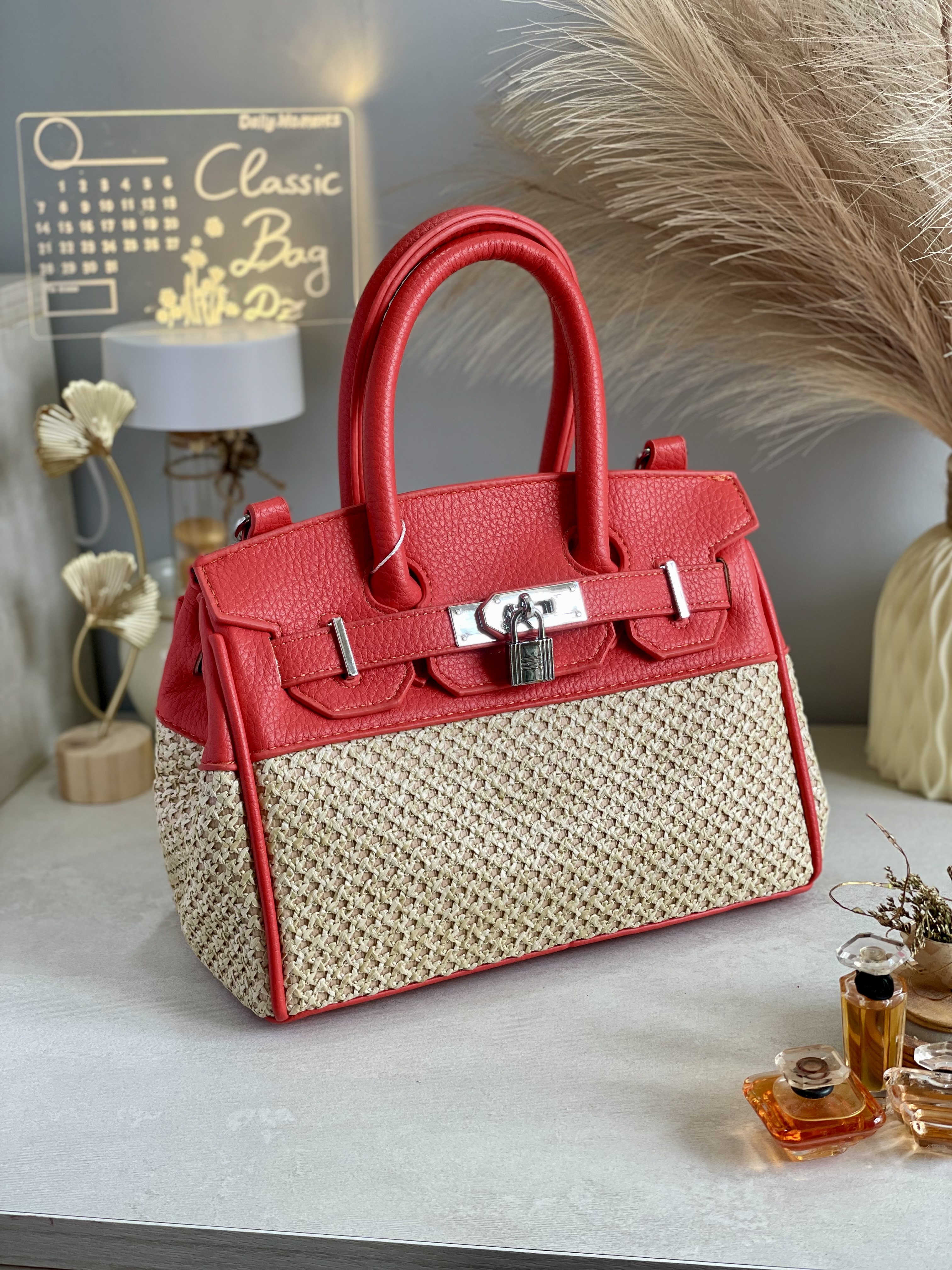 Hermes Birkin 25cm en paille