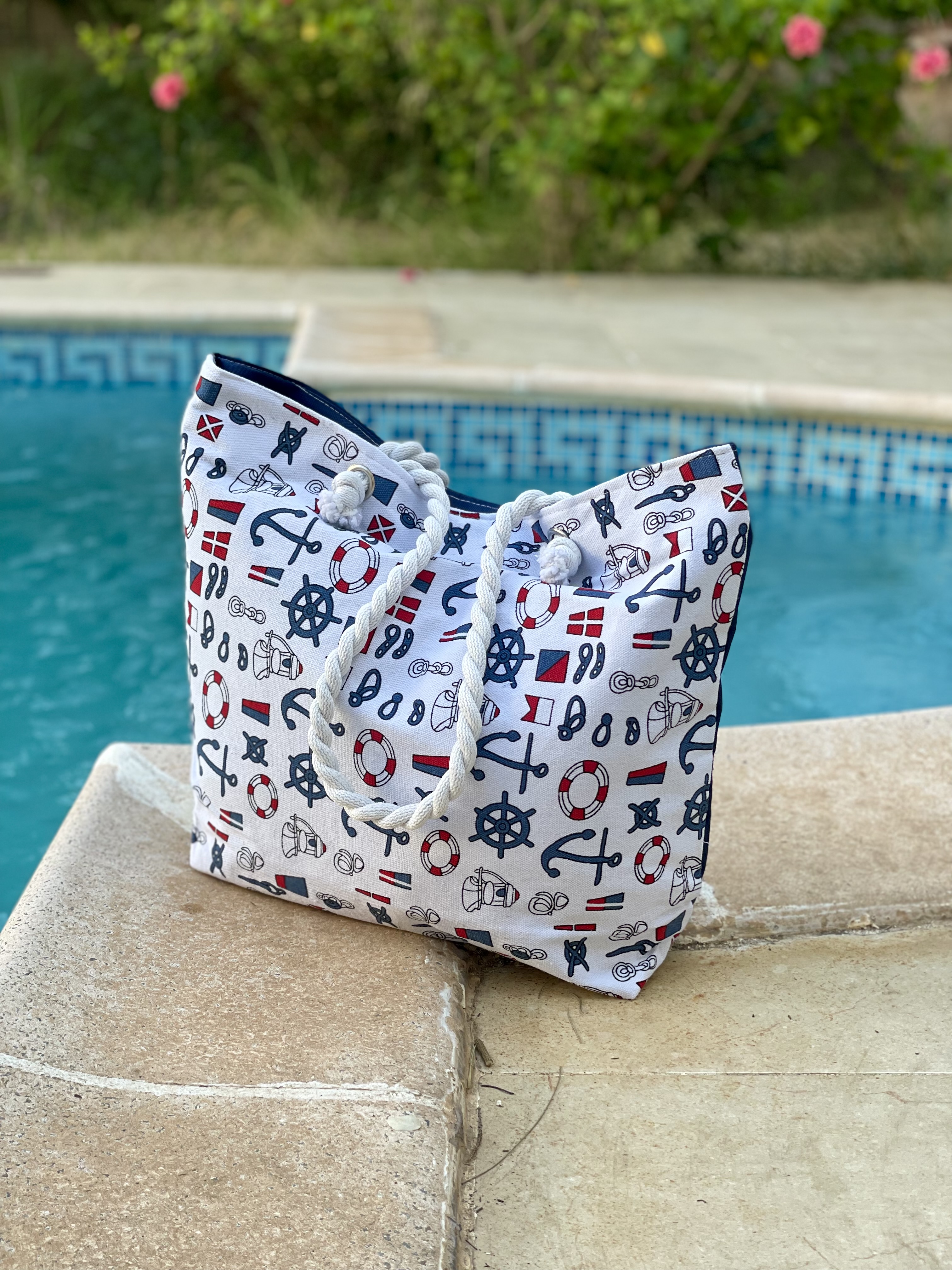 Sac de Plage - Corde Blanche