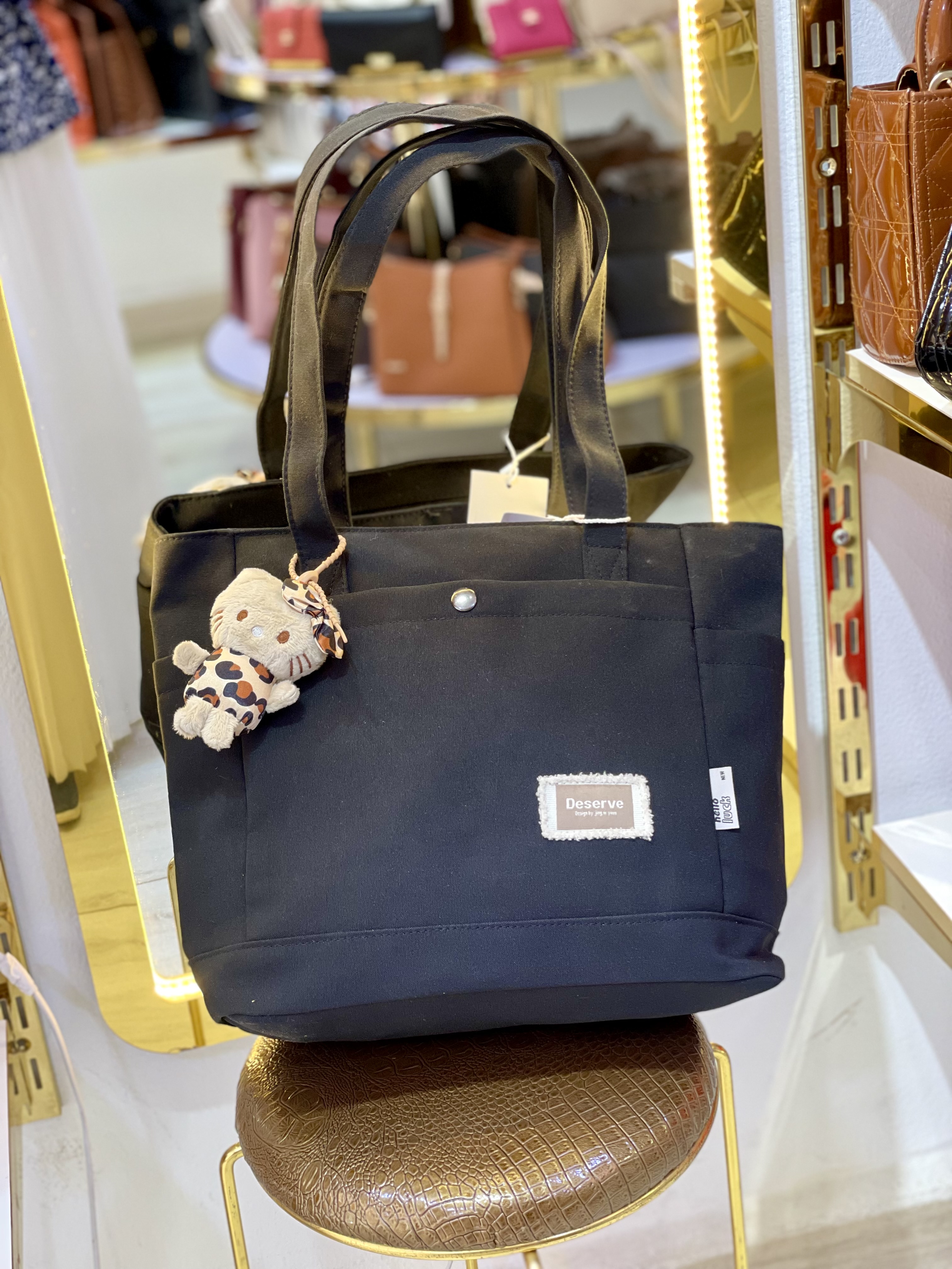 Tote Bag avec Pompon