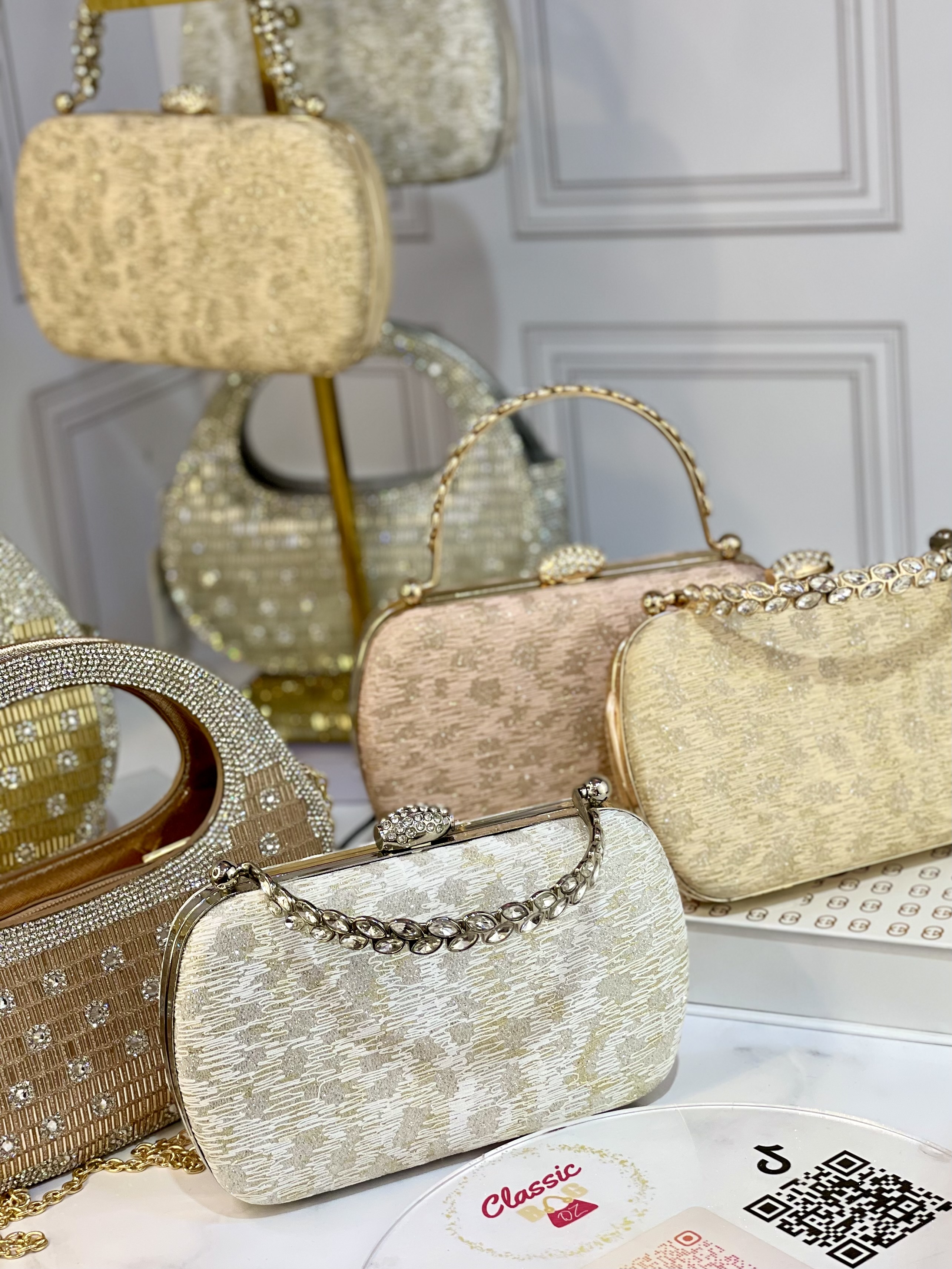 Pochette Soirée Moucheté 