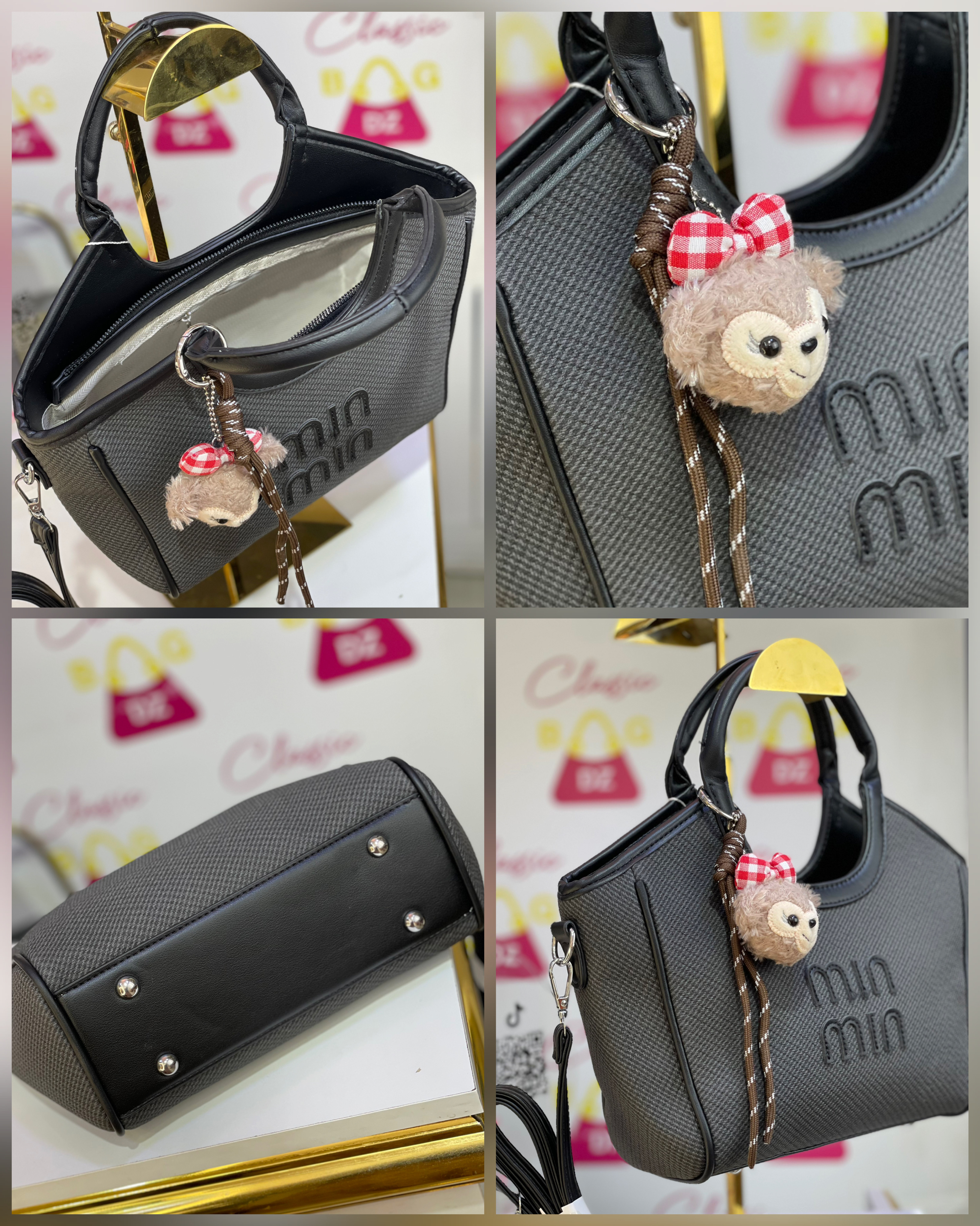 Sac miu miu avec pompon