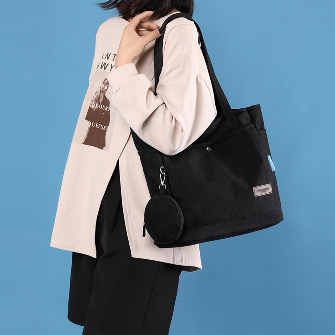 Tote Bag avec Pompon