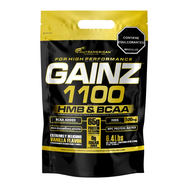 Gainz 3 lb - Proteína de suero de leche Hipercalórica