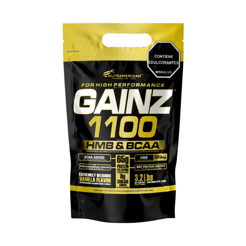 Gainz 3 lb - Proteína de suero de leche Hipercalórica