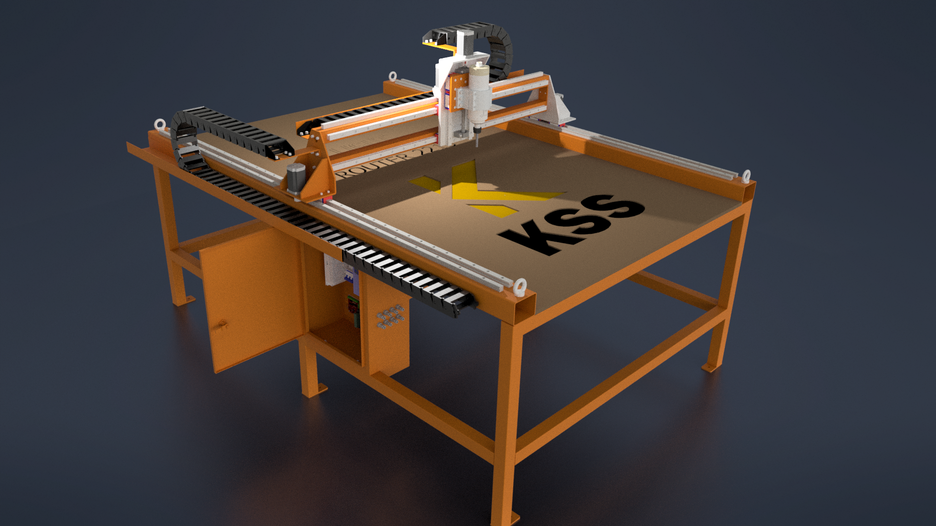 Cnc Router Profissional Projeto Completo | 2,28m x 1,55m Útil
