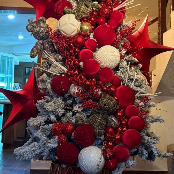 Guirnalda de esferas terciopelo