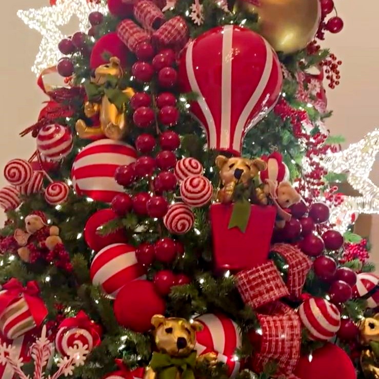 Guirnalda de esferas terciopelo